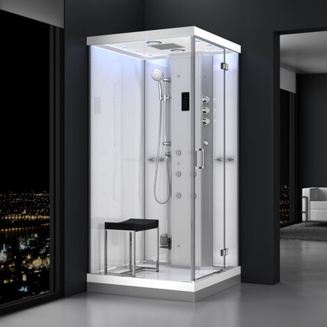 Cabine hammam 100 x 100 URBAN DROITE B2