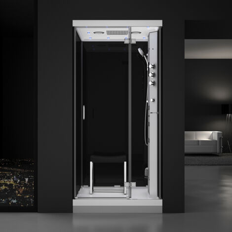 Cabine hammam 100 x 100 URBAN DROITE N3