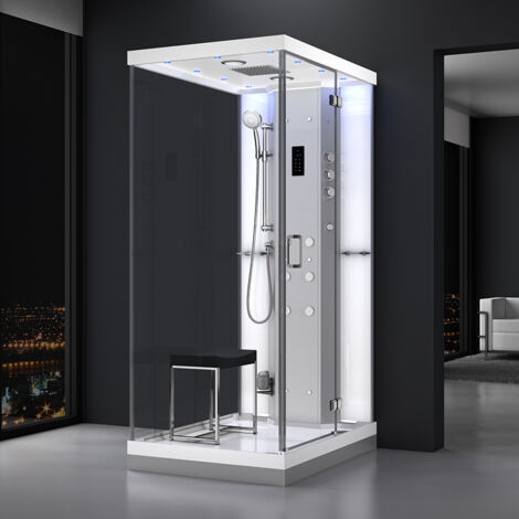 Cabine hammam 120 x 90 URBAN DROITE B1