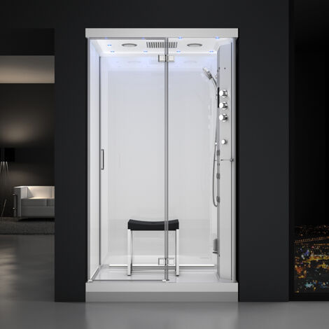 Cabine hammam 120 x 90 URBAN DROITE B3