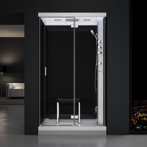 Cabine hammam 120 x 90 URBAN DROITE N3