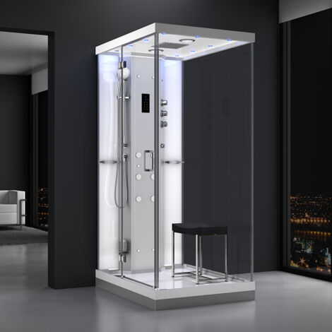 Cabine hammam 120 x 90 URBAN GAUCHE B1