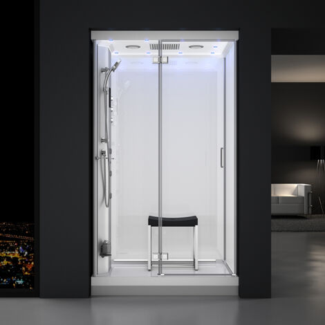 Cabine hammam 120 x 90 URBAN GAUCHE B3