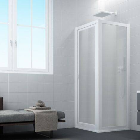 Cabine parois de douche pivot 70x100 cm h 67 en acrylique mod. Sigma duo