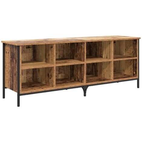 Cabinet à chaussures avec étagère Bois Ancien 131 x 35 x 50 cm CFW380145