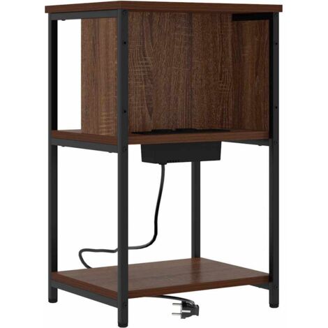 Cabinet de chevet Chêne marron 38 x 31 x 61 cm vidaXL