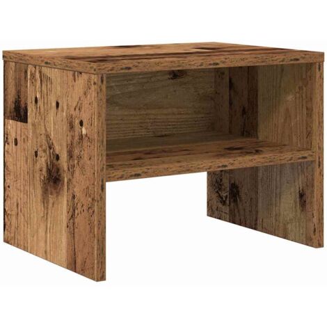 Cabinet de chevet,Table de chevet,Table de nuit Bois ancien 40 x 40 x 30 cm Bois d'ingénierie CFW429218
