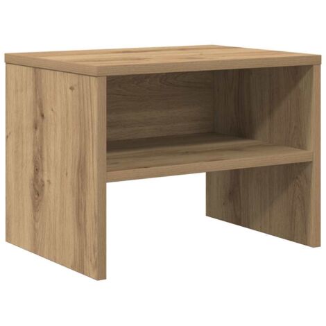Cabinet de chevet,Table de chevet,Table de nuit chêne artisanal 40 x 40 x 30 cm CFW812094