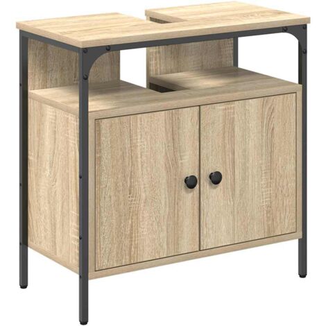 Cabinet de salle de bain avec stockage Beige 60 x 30 x 60 cm CFW191011