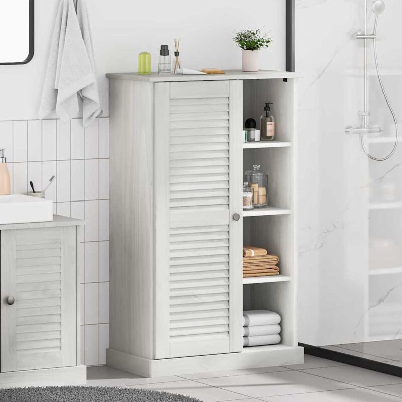 Vidaxl - Cabinet de salle de bain vigo Blanc 67,5 x 34 x 110 cm