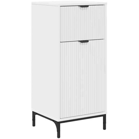 Cabinet de salle de bain avec tiroir Blanc 39,5 x 36 x 88 cm CFW861930