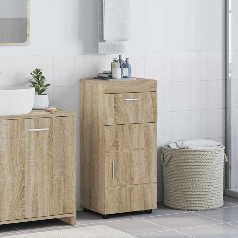 Ensemble de Meubles de Salle de Bain TULUM Chêne Sonoma vidaXL