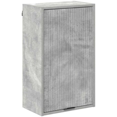 Cabinet de salle de bain Gris béton 39 x 23,5 x 65 cm CFW227105