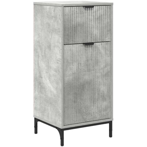 Cabinet de salle de bain Gris béton 39,5 x 36 x 88 cm CFW993610