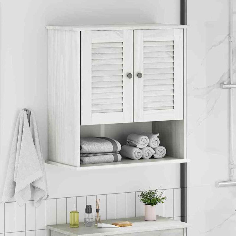 Cabinet de Salle de Bain Mural vigo Blanc 67.5 x 34 x 71.5 cm Vidaxl
