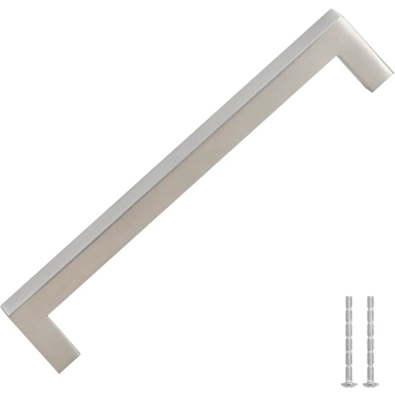 Cabinet Handles 10 Pcs Silver 160 Mm Stainless Steel Vidaxl
