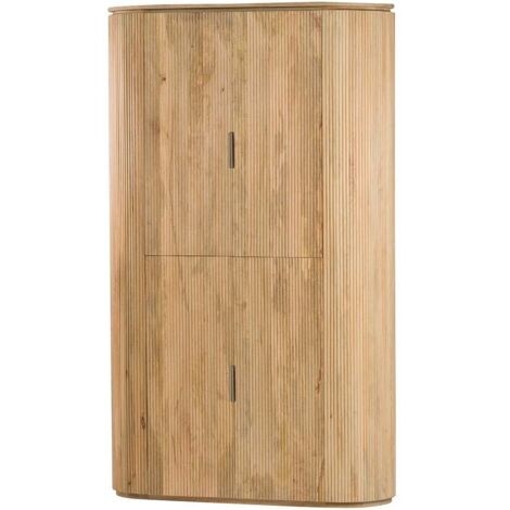 Cabinet Madera Mango Marron Myra 120X45X200 Cm