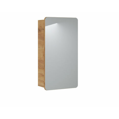 Cabinet miroir de salle de bain - H 75 x L 40 x P 16 cm - Archipel - Livraison gratuite