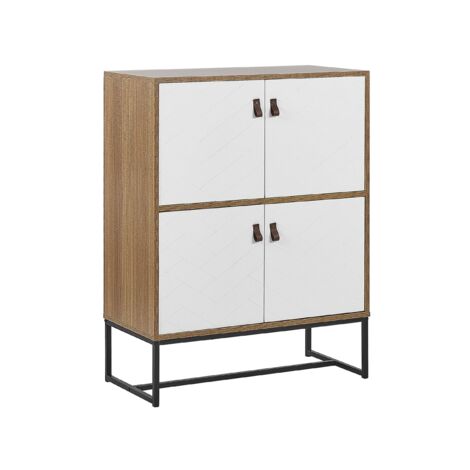 Cabinet NUEVA Light Brown/ White