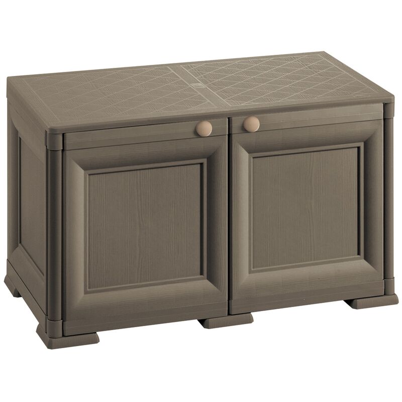 Cabinet Omnimodus - 1 module avec porte en bois modèle Angora en wengue