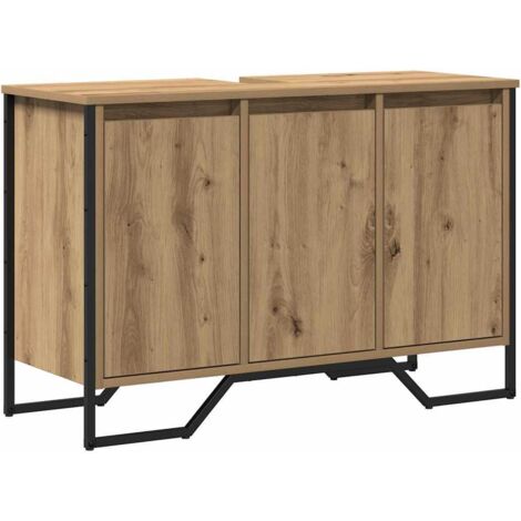 Cabinet Sous Évier Autre Chêne artisanal 91 x 35 x 60 cm CFW826505