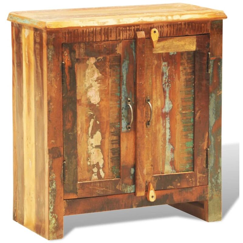 Vidaxl - Armoire vintage avec 2 portes Bois massif de récupération