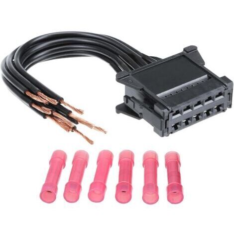 Câblage de Résistance Moteur de Ventilateur,10 broches avec Connecteur Faisceau Tressé Réparation, pour M-egane Clio Scenic Twingo, OEM 8200729298