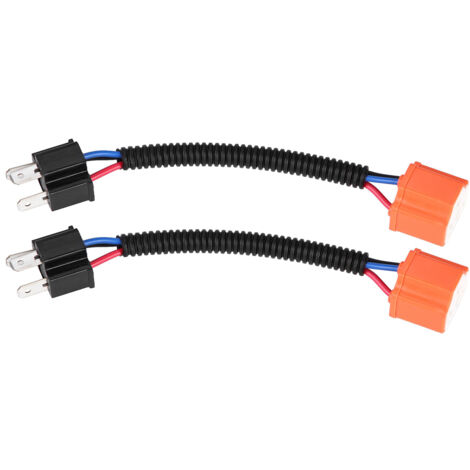 Câblage d'extension, connecteur en céramique, câble adaptateur résistant à la chaleur, haut efficace pour la lumière du faisceau de phares.