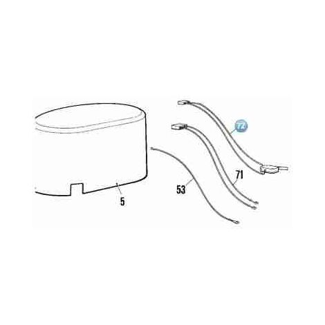 Câblage Micro ROBO CMR.5320 Pièce de rechange d'origine NICE CMR.5320