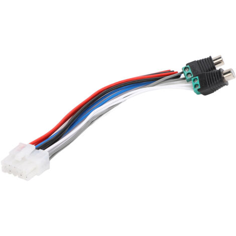 Cablaggio di ingresso alimentazione per altoparlanti per amplificatore DUAL TBX10A, connettore a 10 pin