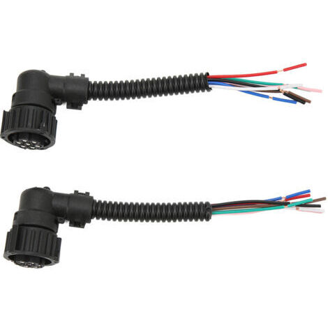 Cablaggio per fanale posteriore in 2 pezzi compatibile con Vauxhall Movano I e Opel Vivaro. Realizzato in ABS e metallo. Resistente alle vibrazioni e all'umidità.