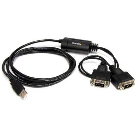 CABLE 1 8M USB 2 PUERTOS SERIE