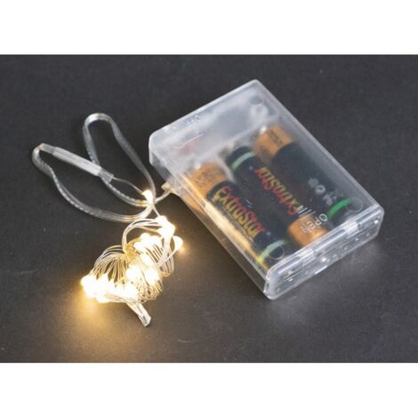 Câble 100 microled blanc chaud 5 mètres pour usage intérieur