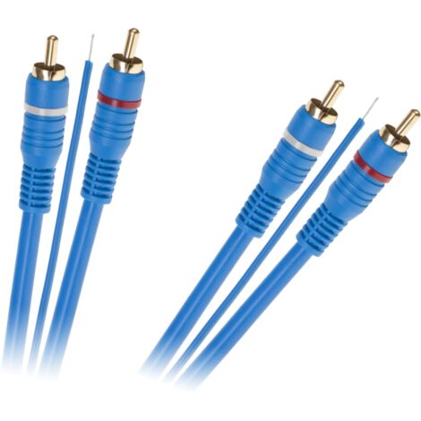 Câble 2 x RCA - 2 x RCA + fil de 5 m