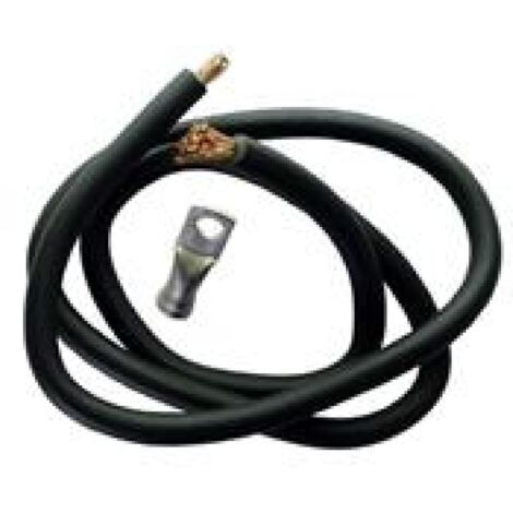 CABLE 25MM2 + COSSE 8MM - 1M POUR BATTERIE PLANET TECH