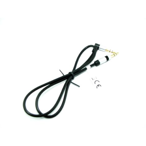 CABLE 2X CONECTOR JACK 3,5mm ESTÉREO 0,5m