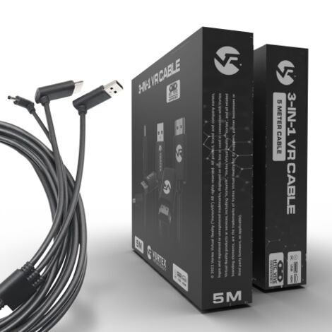 Cable 3 en 1 para HTC Vive  VortexVR