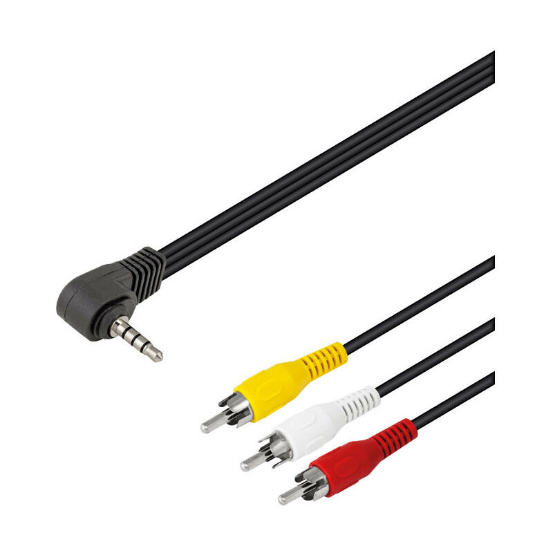 

Cable JACK 3,5 De 4 Contactos A 3 RCA Macho 1,5m 1305BL