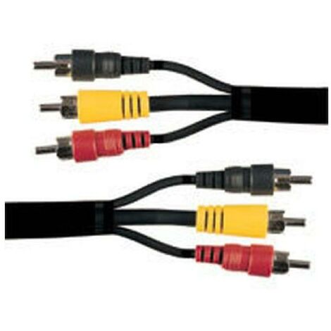 Cable rca video audio alimentation 30m