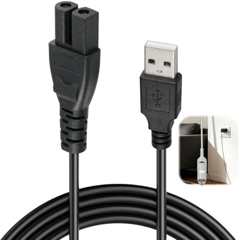 Câble 5V USB Chargeur Compatible avec Intex 28620 28620NP 28626 ZR100, Câble de Charge pour Intex Aspirateur Pscine, Underwater Portable Aspirateur de Rechange