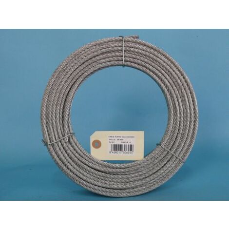 Cuerda Plastificada Cable Acero Ø 3,5 Mm. (madeja 10 M.)