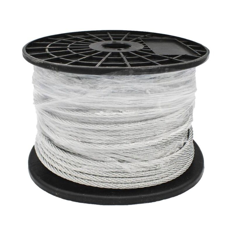 

Wurko - MEGANEI cable acero 5 mm galvanizado 6x7x1 rollo 100 m