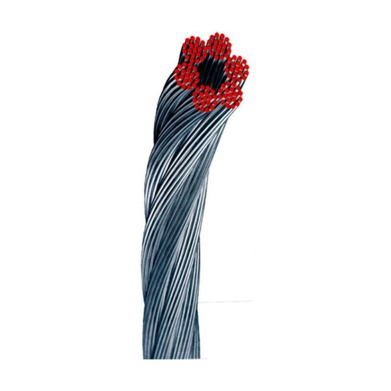 

MIBRICOTIENDA cable acero galva. 8 mm 6x 19+1 rollo 100 mt