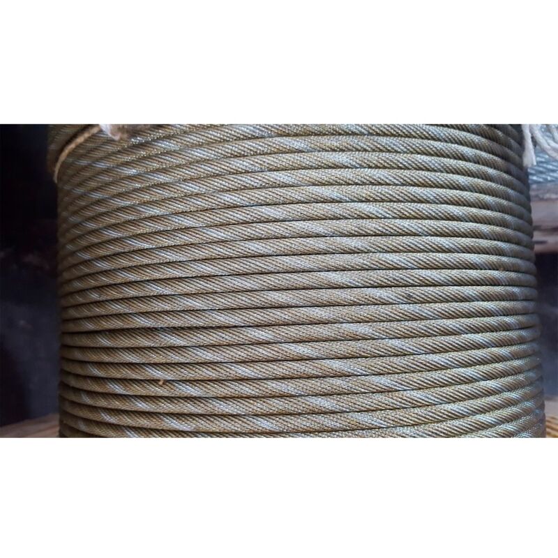 

Cable Acero Galvanizado 19X7+0 12Mm 100M