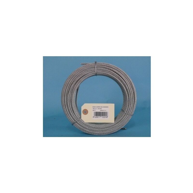 

Cable Acero Galvanizado 6X7+1 2Mm 25 Mt - Cursol