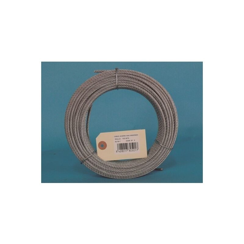 

Manufacturas Cursol - Cable Acero Galvanizado 6X19+1 8Mm 15M