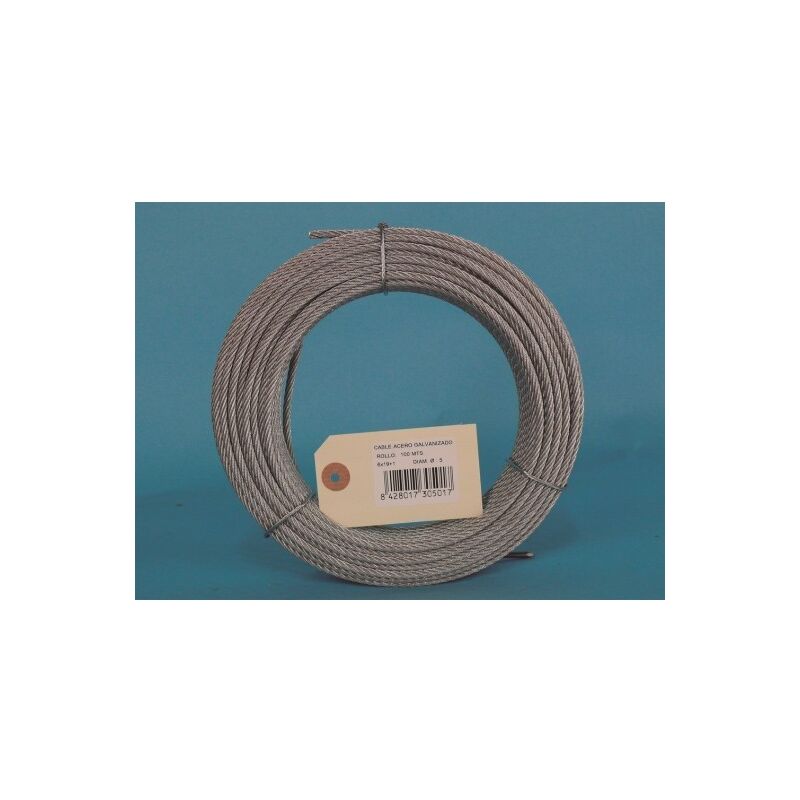 

Manufacturas Cursol - Cable Acero Galvanizado 6X19+1 10Mm 50M