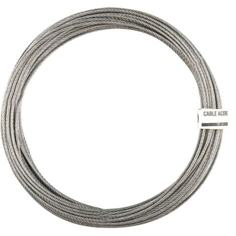 Cable acero Stoker din3055 5mm 25m galvanizado