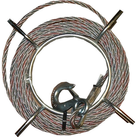 Cable Acero Tractel 8,3mm - B-20 T-7, 20 Metros, Tirfor
