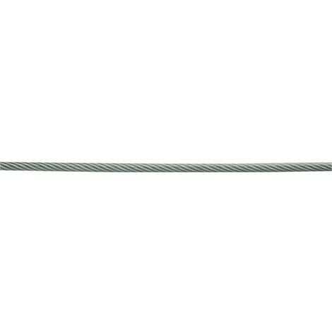 Cable acier gainé pvc bobine de 50 m 4 6 159 